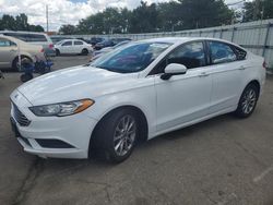 Salvage cars for sale at Moraine, OH auction: 2017 Ford Fusion SE