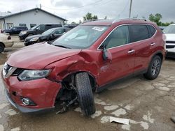 Salvage cars for sale at Pekin, IL auction: 2016 Nissan Rogue S