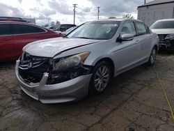 Salvage cars for sale at Chicago Heights, IL auction: 2012 Honda Accord EXL
