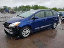 Salvage cars for sale at Chalfont, PA auction: 2012 Toyota Prius V
