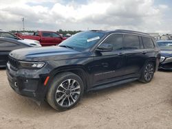 Salvage cars for sale from Copart Houston, TX: 2022 Jeep Grand Cherokee L Overland