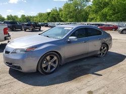 Salvage cars for sale at Ellwood City, PA auction: 2012 Acura TL