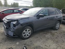 Salvage cars for sale from Copart Arlington, WA: 2021 Toyota Rav4 LE
