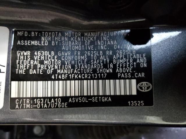 2012 Toyota Camry Base