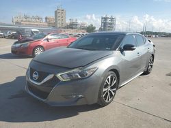 Salvage cars for sale from Copart New Orleans, LA: 2018 Nissan Maxima 3.5S