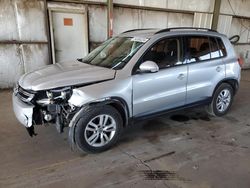 Volkswagen salvage cars for sale: 2015 Volkswagen Tiguan S