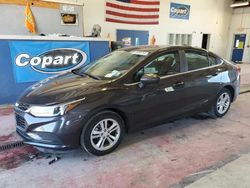 Salvage cars for sale from Copart Angola, NY: 2017 Chevrolet Cruze LT
