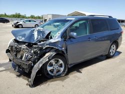 Salvage cars for sale at Fresno, CA auction: 2015 Toyota Sienna LE