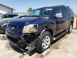 Salvage cars for sale at Pekin, IL auction: 2010 Nissan Armada SE