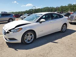 Ford salvage cars for sale: 2018 Ford Fusion SE Hybrid