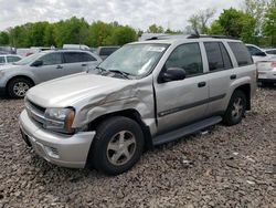 Salvage cars for sale from Copart Chalfont, PA: 2004 Chevrolet Trailblazer LS