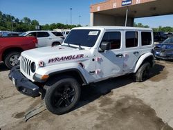 Jeep salvage cars for sale: 2021 Jeep Wrangler Unlimited Sahara