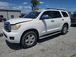 Salvage cars for sale at Tulsa, OK auction: 2008 Toyota Sequoia Limited