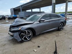 Salvage cars for sale from Copart West Palm Beach, FL: 2020 Honda Accord Sport