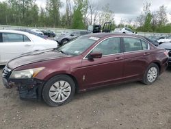 Salvage cars for sale from Copart Leroy, NY: 2011 Honda Accord LX