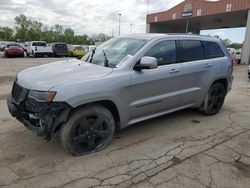 Salvage cars for sale at Fort Wayne, IN auction: 2015 Jeep Grand Cherokee Overland