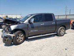 Salvage cars for sale from Copart Haslet, TX: 2006 Nissan Titan XE
