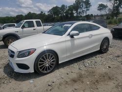 Salvage cars for sale at Byron, GA auction: 2017 Mercedes-Benz C300