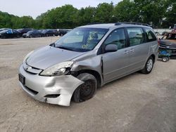 Salvage cars for sale at North Billerica, MA auction: 2007 Toyota Sienna CE