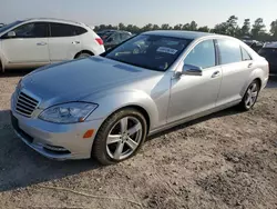 Salvage cars for sale at Houston, TX auction: 2010 Mercedes-Benz S 550 4matic