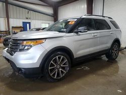 Salvage cars for sale at West Mifflin, PA auction: 2015 Ford Explorer XLT