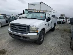 Salvage trucks for sale at San Diego, CA auction: 2002 Ford F350 SRW Super Duty
