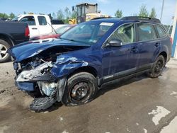 Salvage cars for sale at Duryea, PA auction: 2010 Subaru Outback 2.5I