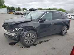 Salvage Cars with No Bids Yet For Sale at auction: 2016 Acura MDX Technology