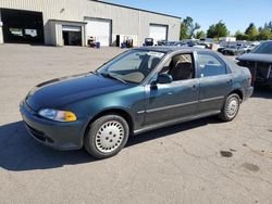 Salvage cars for sale from Copart Woodburn, OR: 1994 Honda Civic EX