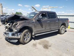 Salvage cars for sale from Copart Kansas City, KS: 2015 Ford F150 Supercrew