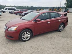 Salvage cars for sale at auction: 2015 Nissan Sentra S