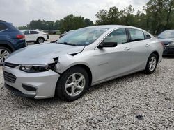 Salvage cars for sale at Houston, TX auction: 2017 Chevrolet Malibu LS