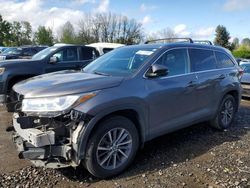 Salvage cars for sale at Portland, OR auction: 2019 Toyota Highlander SE