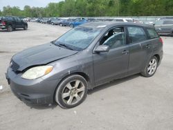 Salvage cars for sale from Copart Ellwood City, PA: 2004 Toyota Corolla Matrix XRS