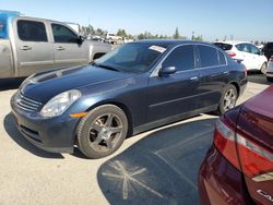 Salvage cars for sale from Copart Rancho Cucamonga, CA: 2003 Infiniti G35