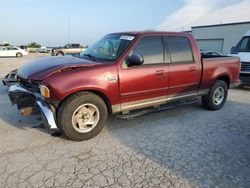 Salvage cars for sale from Copart Kansas City, KS: 2003 Ford F150 Supercrew