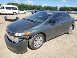 Salvage cars for sale at Conway, AR auction: 2012 Honda Civic LX