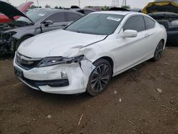 Vehiculos salvage en venta de Copart Elgin, IL: 2016 Honda Accord EXL