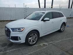 Salvage cars for sale at Van Nuys, CA auction: 2020 Audi Q7 Premium Plus