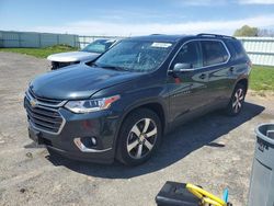Salvage cars for sale at Mcfarland, WI auction: 2019 Chevrolet Traverse LT