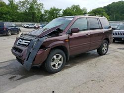 Salvage cars for sale at Ellwood City, PA auction: 2007 Honda Pilot EXL
