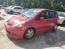 Salvage cars for sale from Copart Ocala, FL: 2007 Honda FIT S
