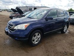 Salvage cars for sale at Elgin, IL auction: 2010 Honda CR-V EXL