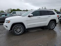 Salvage cars for sale at Duryea, PA auction: 2016 Jeep Grand Cherokee Limited