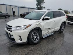 Salvage cars for sale from Copart Tulsa, OK: 2017 Toyota Highlander SE