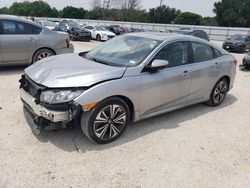 Salvage cars for sale at San Antonio, TX auction: 2016 Honda Civic EXL