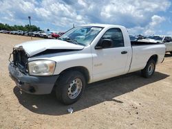Salvage cars for sale at Chatham, VA auction: 2008 Dodge RAM 1500 ST