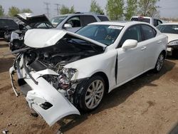 Salvage cars for sale from Copart Elgin, IL: 2008 Lexus IS 250