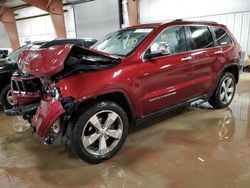 Salvage cars for sale from Copart Lansing, MI: 2016 Jeep Grand Cherokee Limited