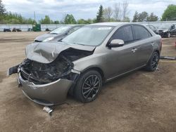 Salvage cars for sale from Copart Bowmanville, ON: 2010 KIA Forte EX